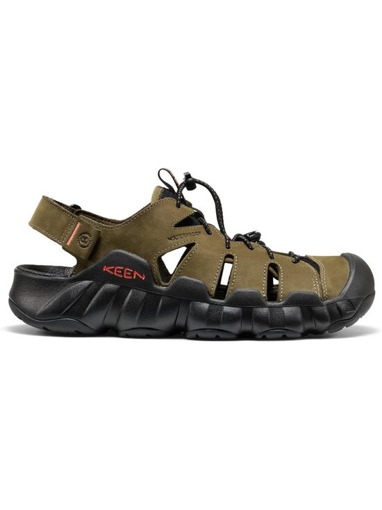 Men\'s Dark Olive Black Hyper port Closed Toe Breathable Easy On Sandal Shoes main image 5